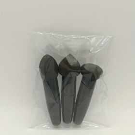 3Pcs Foundation Sponge Powder Puff Mushroom Head Cosmetic Blending Sponge Makeup Puff Facial Sponge BB Cream Foundation Makeup Tool (Color: Black)