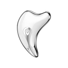 High Frequency Face "V" Shaping Massager Electric Dolphin Face Neck Scraper Tighten Lifting Body Slimming (Color: White)