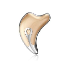 High Frequency Face "V" Shaping Massager Electric Dolphin Face Neck Scraper Tighten Lifting Body Slimming (Color: Gold)