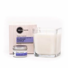 Soy Wax & Shea Butter Massage Candles (Essential Oil Blend: Neroli Jasmine, size: large)